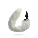 INTERCHANGEABLE WHITE FOX TAIL